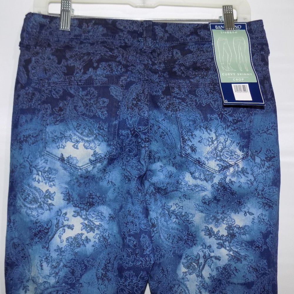 Bandolino Lisbeth Curvy Skinny Crop Jeans Sz 6 NWT - Picture 7 of 11